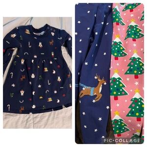 Holiday Bundle HA dress and two MB leggings size 3/4 or fits like